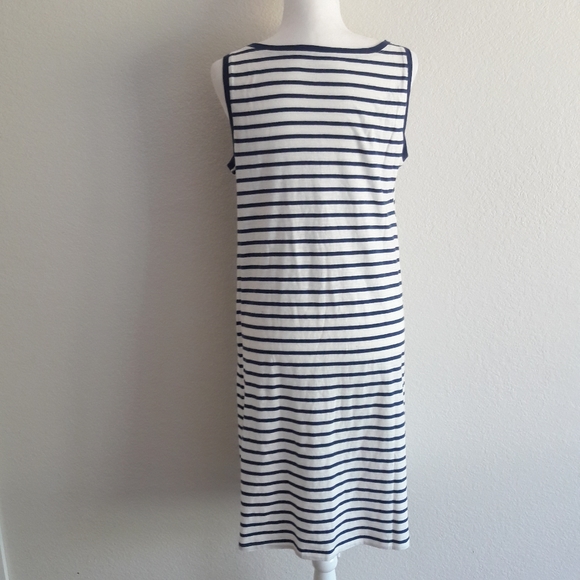 Eileen Fisher Striped Tank Dress - Picture 4 of 6